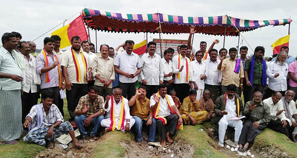 18ನೆ ದಿನಕ್ಕೆ ಕಾಲಿಟ್ಟ ಕೆರೆಯಂಗಳದ ಧರಣಿ